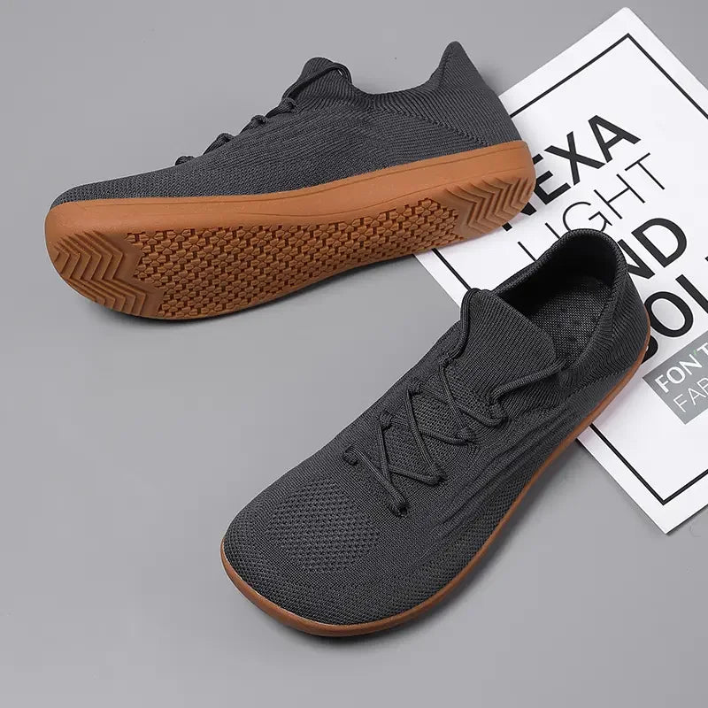 Barefoot Shoes Men's Casual Running Sports Breathable One Foot Shoes Lightweight and Minimalist Walking Shoes Oversized