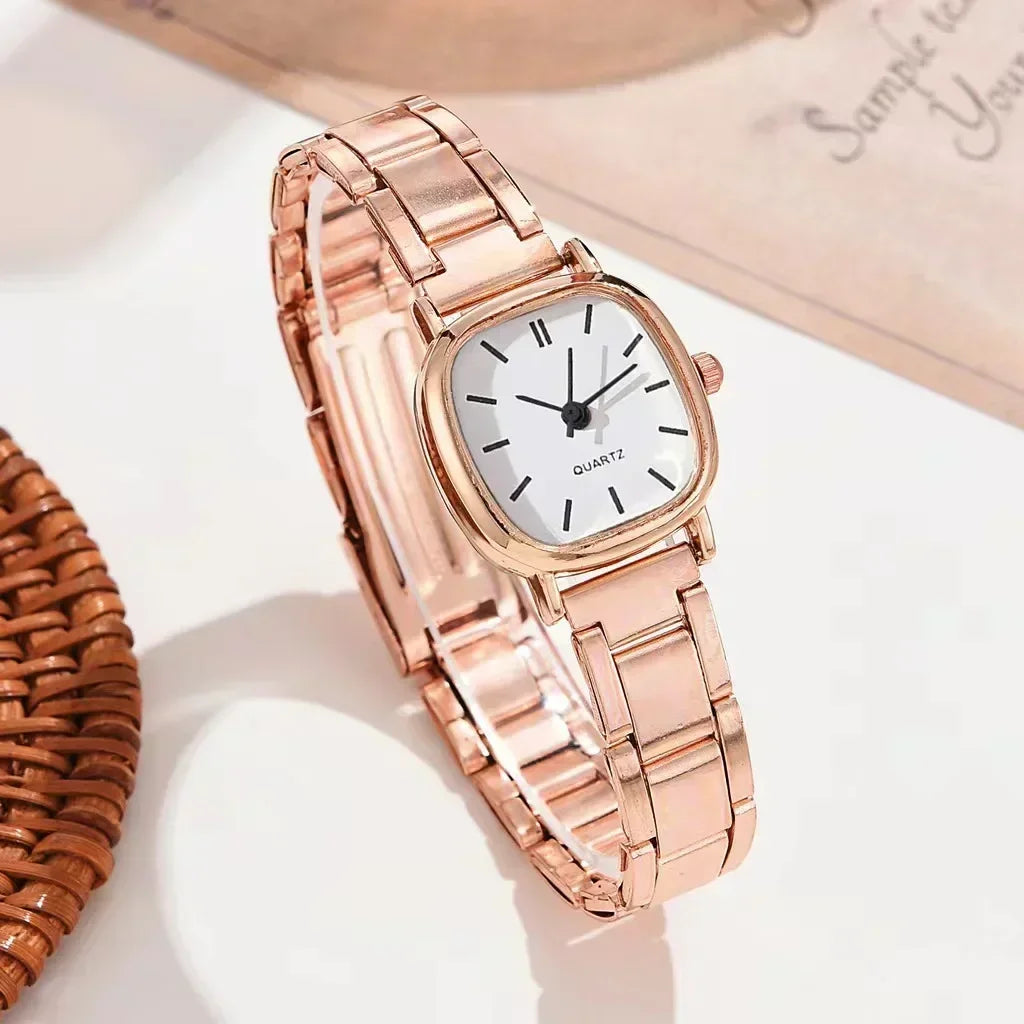 Luxury Wrist Watches for Women Fashion Analog Quartz Watch Stainless Steel Strap Ladies Watch Casual Digital Bracele Watch
