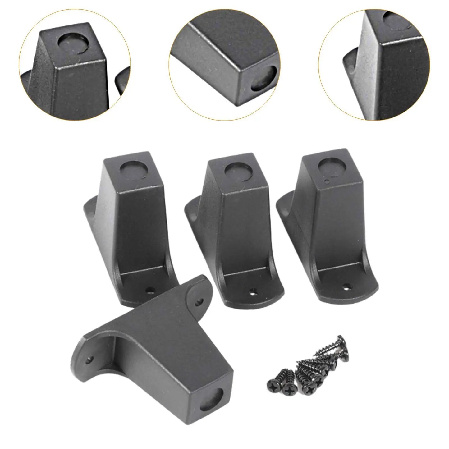4x Rolling Duffle Bag Feet Sturdy Replace Upright Luggage Bottom Feet for Softside Suitcase Rolling Carry on Luggage Spare Parts