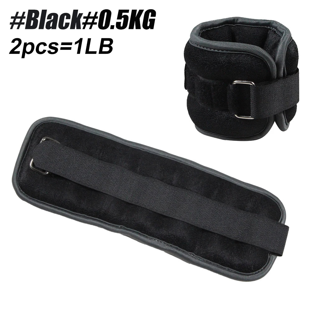 Ankle Wrist Weights, (0.25kg / 0.5kg Each Pack) Modularized Leg Wrist Weight Straps for Yoga, Walking, Running, Aerobics, Gym
