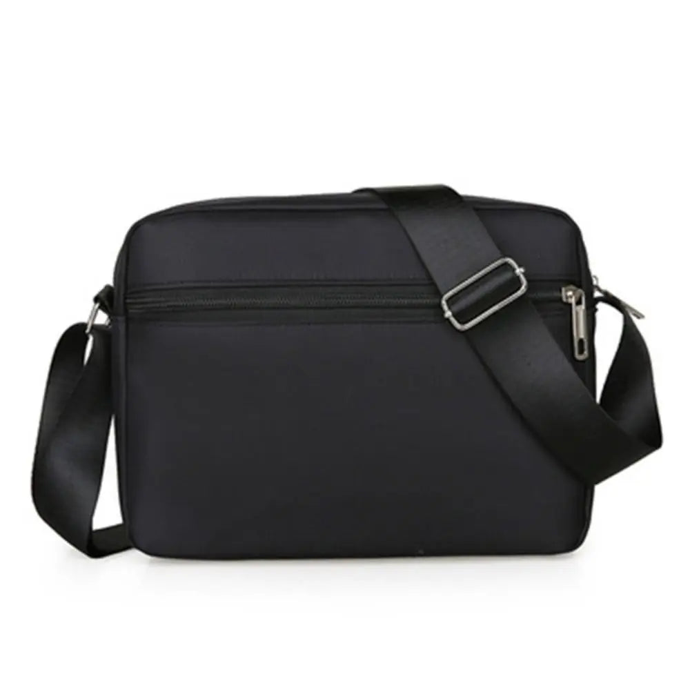 Men Crossbody Bags Male Nylon Shoulder Bags 4 Zippers Boy Messenger Bags Man Handbags for Travel Casual Large Satchel