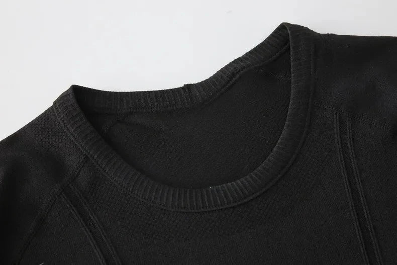Women's Yoga Wear Slim Fit for Exercise Long Sleeve Top Athletic Performance Gym Wear Fitness Yoga Shirt with Mesh Fabric