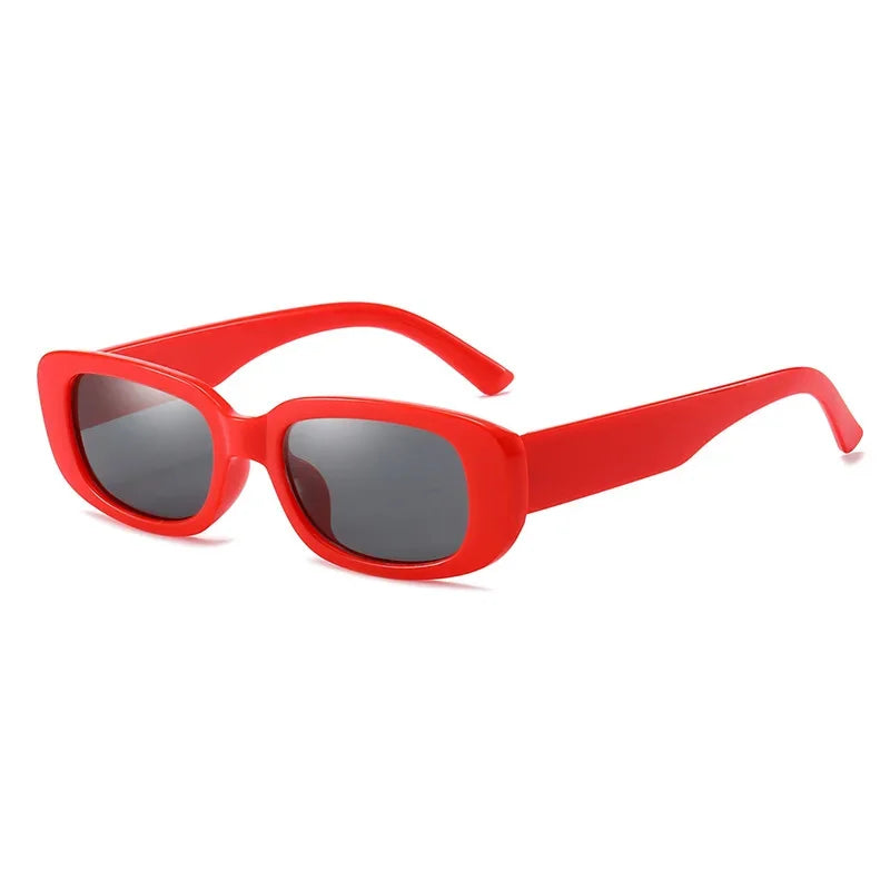 New Small Sunglasses Women Men Trendy Vintage Brand Designer Hip Hop Square Green Sun Glasses Female Eyewear UV400