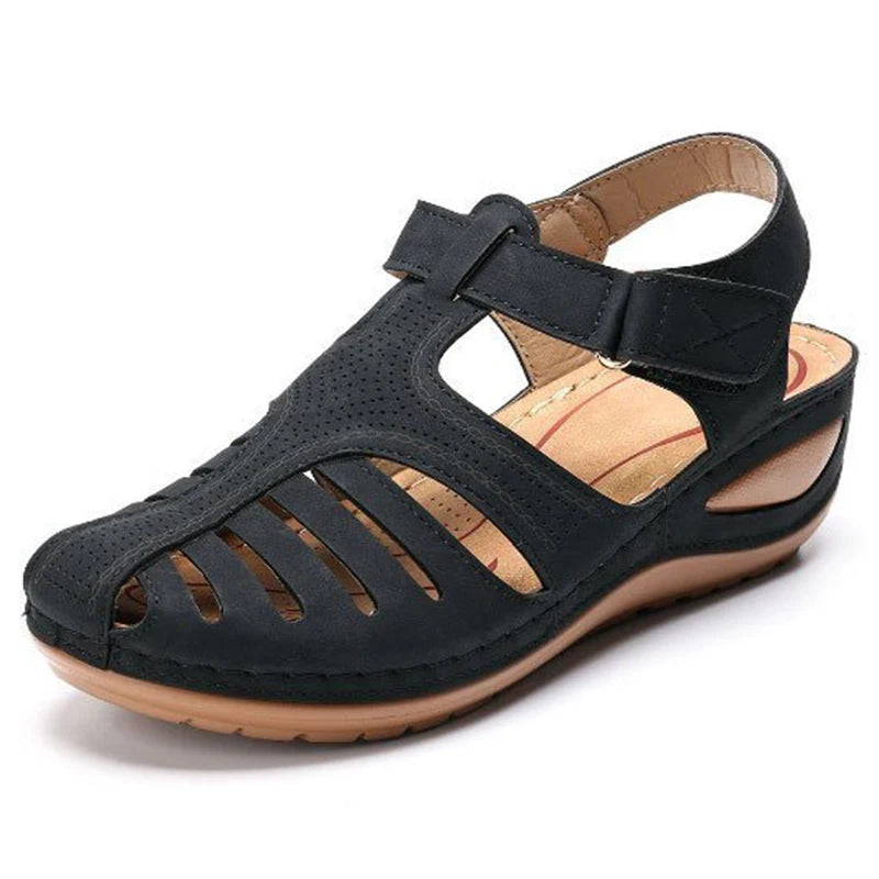 Women's Sandals Classics Summer Shoes For Women Summer Sandals Wedge Heels Sandalias De Mujer With Low Platform Footwear Female