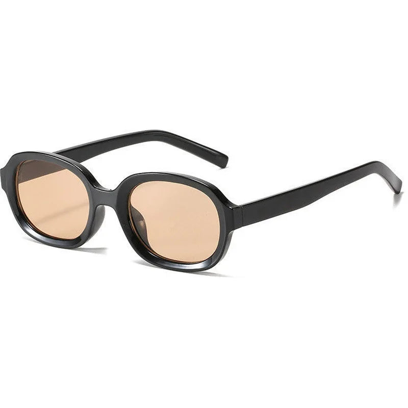 2022 New Fashion Vintage Sunglasses Women Brand Designer Retro Rectangle Sun Glasses Female Ins Popular ellipse Square Eyewear