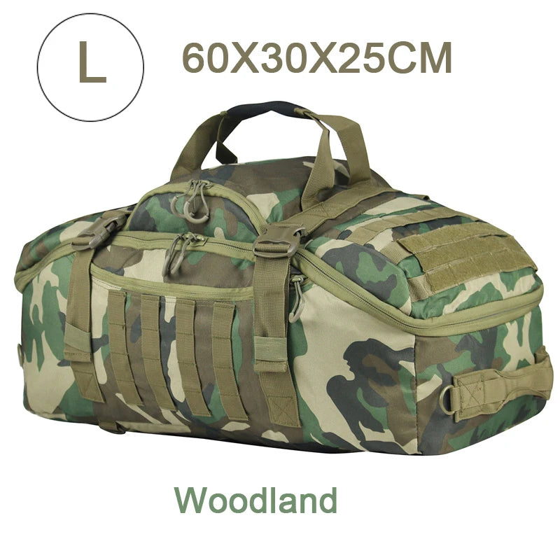 35L 50L 80L Outdoor Mountaineering Bag Molle Tactical Backpack Large Duffel Bag Hiking Camping Travel Bags