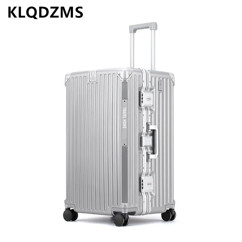 KLQDZMS 24"26"28"30 Inch Higher Qualit Luggage Men's Oversized Trolley Bags Women's Large-capacity Password Box Rolling Suitcase