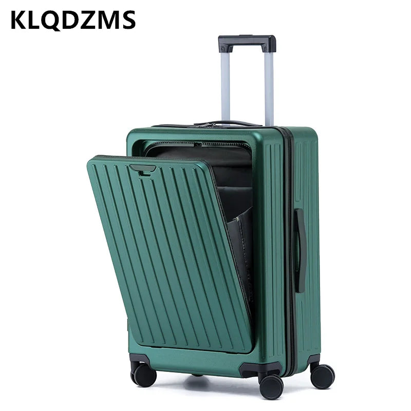 KLQDZMS 20"22"24"26 Inch Luggage New Universal Multifunctional Business Trolley Case Boarding Box with Wheels Rolling Suitcase