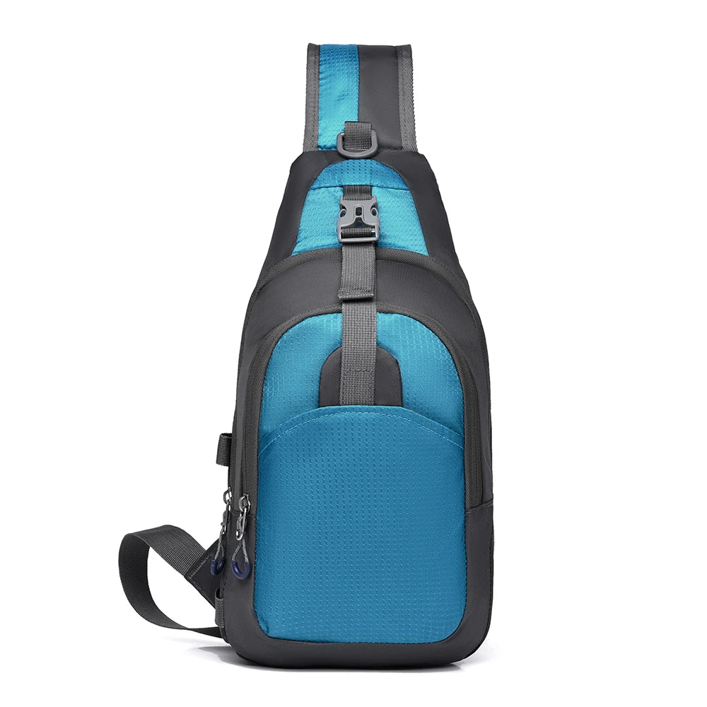 New Men's Shoulder Bag, Large Capacity Comfortable Lightweight Crossbody Bag, Durable Functional Zoning Casual Men's Belt Bag