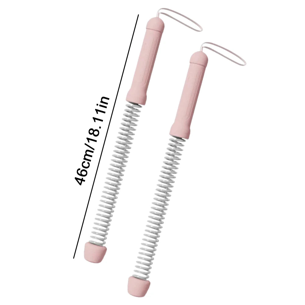 2Pc Strength Training Bar Ergonomic Fitness Grip Bar Biceps Triceps Strengthener Spring Arm Strength Expander Arm Muscle Trainer