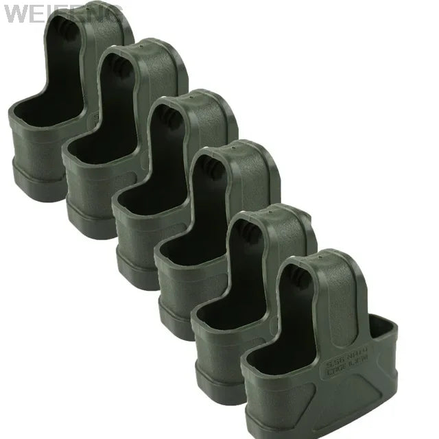 6/10PCS Tactical 5.56 Magazine Pouch Rubber Holster Glove Sleeve Cover M4 Mag Pouch Holder Carry Case Hunting Shooting Accessory