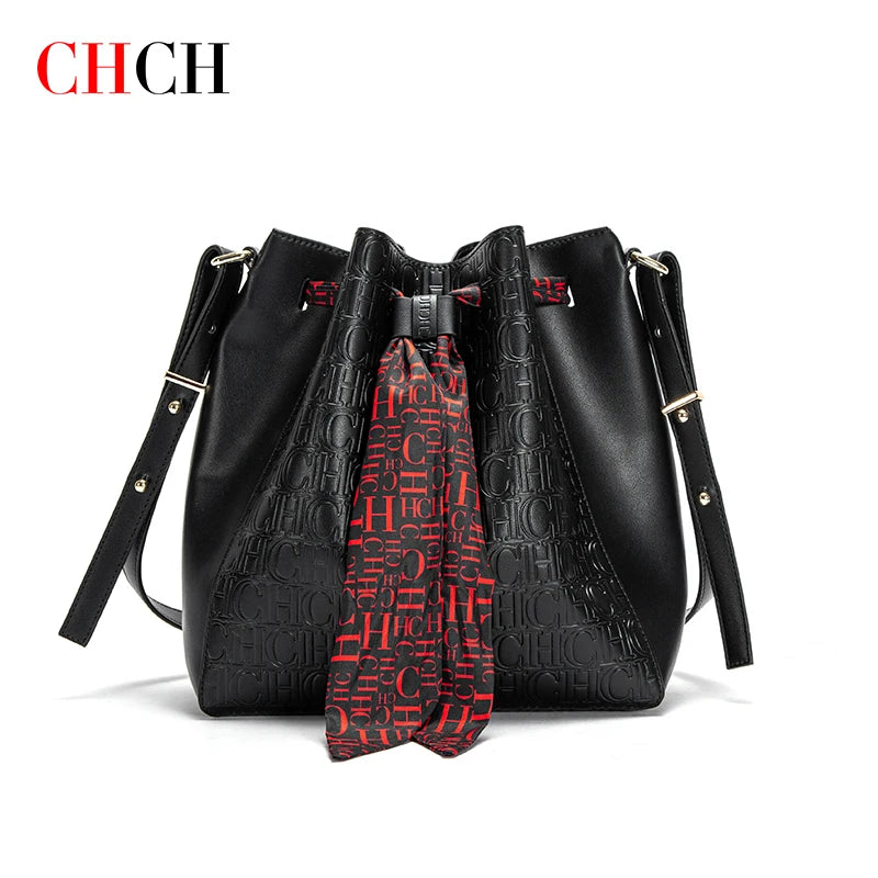 Women's Bag New Fashion Large Capacity Shopping Travel Commuting Female Bag Fashion Classic Luxury Brand Ladies PU Bucket Bags