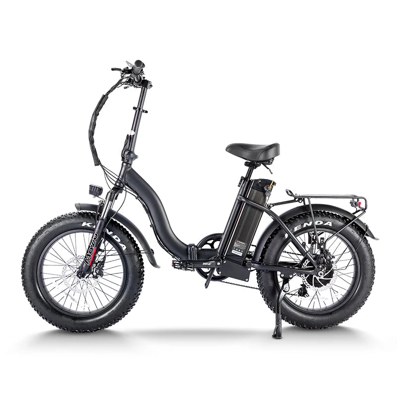 Foldable Ebike for adults 1400W Peak moto 48V 15AH Li-ion Battery E bike,20 Inch Fat tire,Folding Ebike for Commuter Man Woman