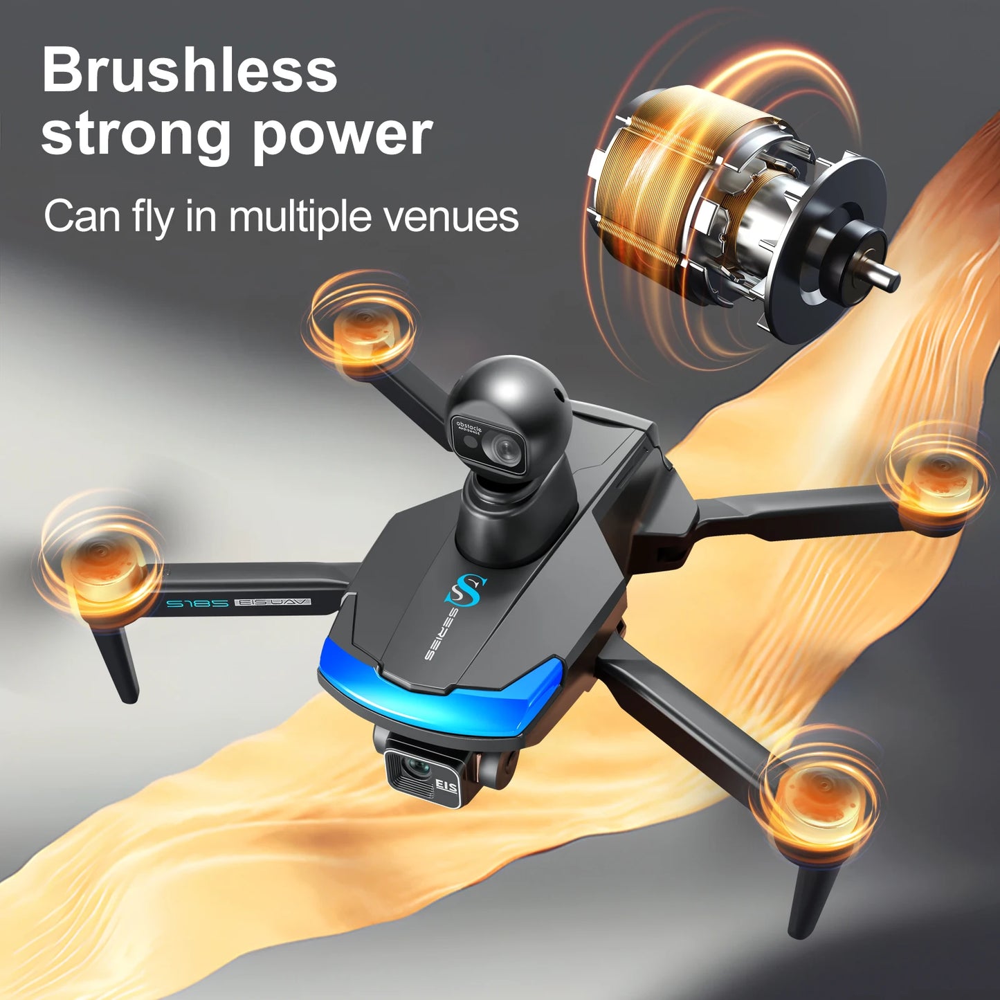 S185 GPS Drone 4K Professional Dual Camera 5G Digital Image Transmission 3-Axis Gimbal 360° Obstacle Avoidance RC Quadcopter 5KM