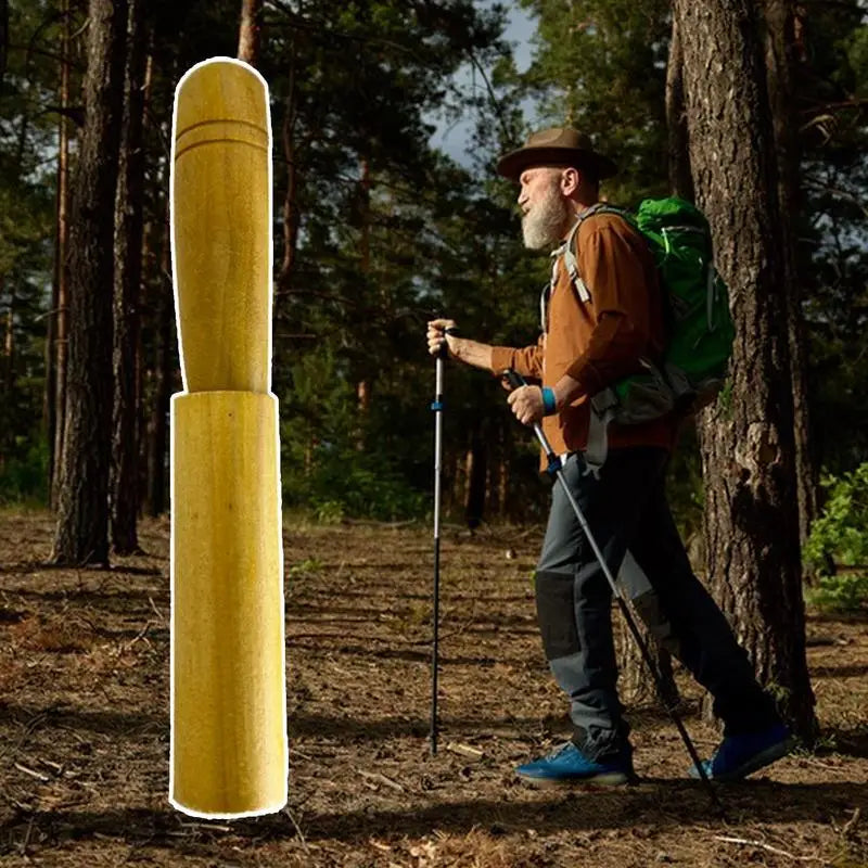 Wooden Wild Hog Calls tool for Hunting Wild Boars Whistle Attracting Portable Imitation Sound Hog Call Tool for Men Women Adults