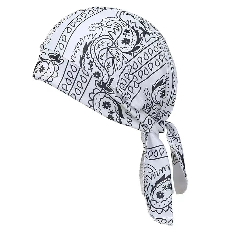 Paisley Printed Headscarf Man Women Scarf Summer Spring Cycling Pirate Hat Outdoor Fashion Motorcycle Hip-Hop Hiking Headband