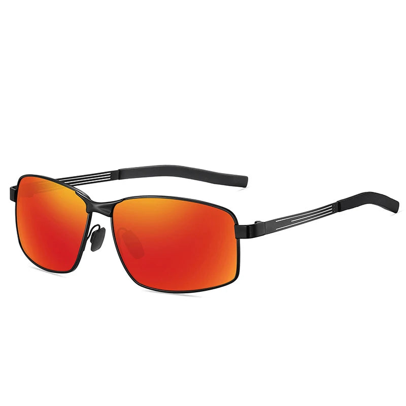 New Mens Polarized Sunglasses Metal Frame Driving Sun Glasses Men Shades Vintage Luxury Brand Designer Night-vision Goggles 2025