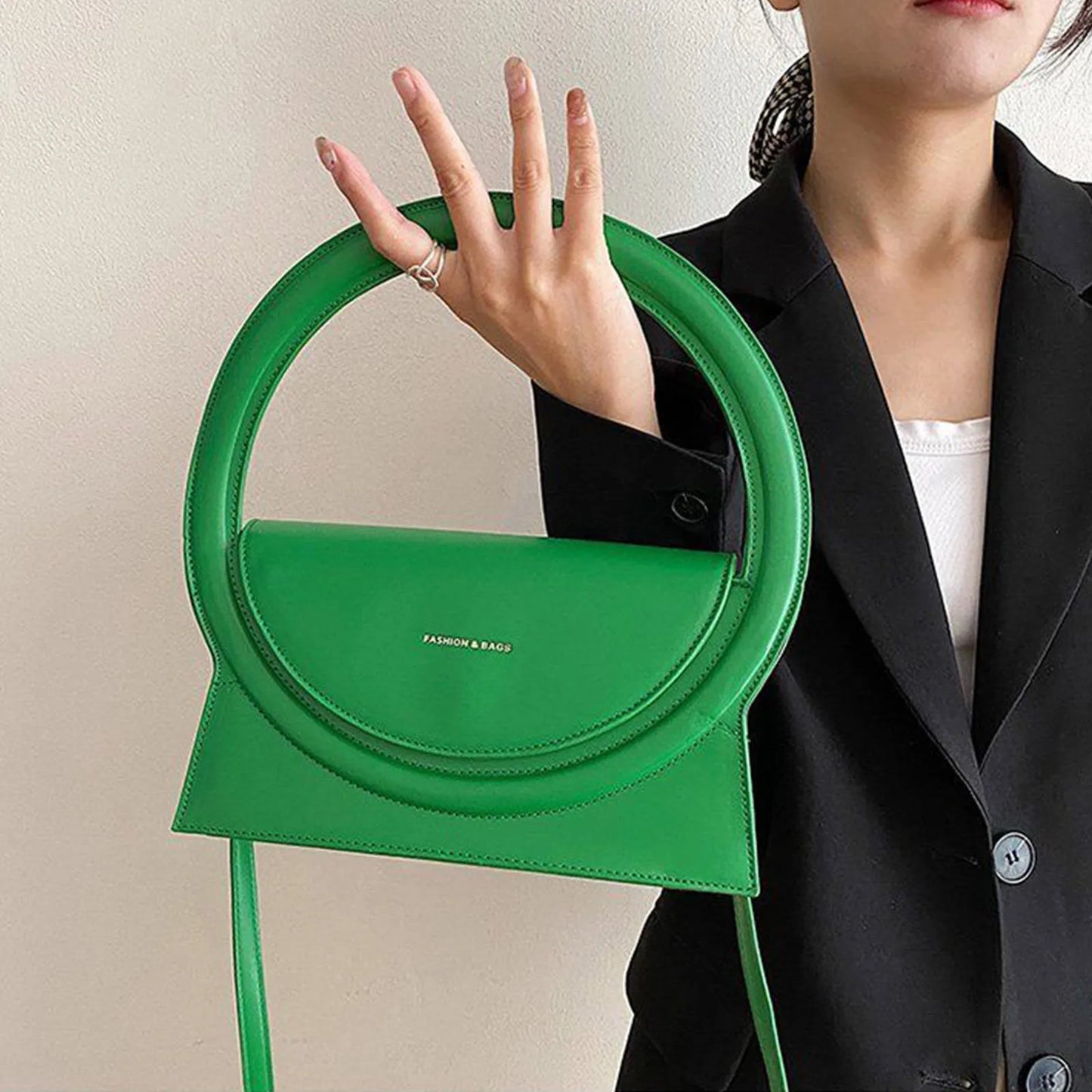 Women'S Unique Design Handbag Fashionable Women'S Handbag One Shoulder Crossbody Saddle Bag Women'S Mobile Phone Wallet