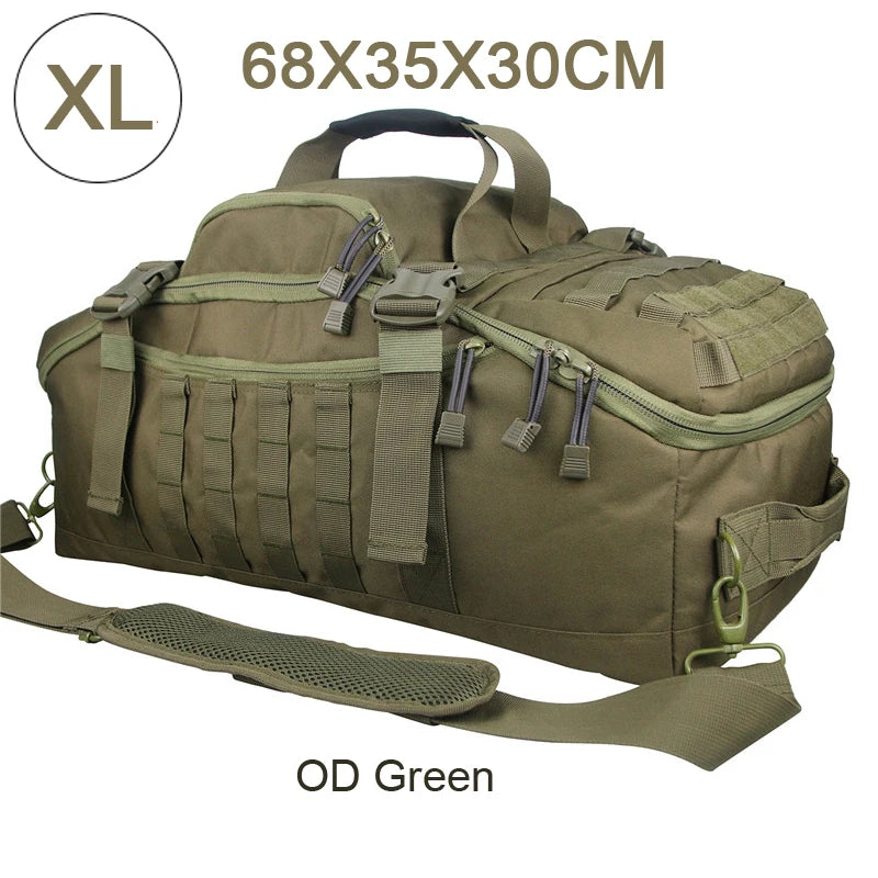 35L 50L 80L Outdoor Mountaineering Bag Molle Tactical Backpack Large Duffel Bag Hiking Camping Travel Bags