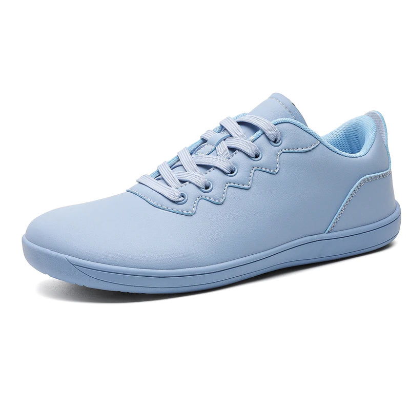 Wide Toe Box Barefoot Shoes for Women Men PU Leather Casual Shoes Zero Drop Dress Sneakers Outdoor Men Walking Shoes EU36-48