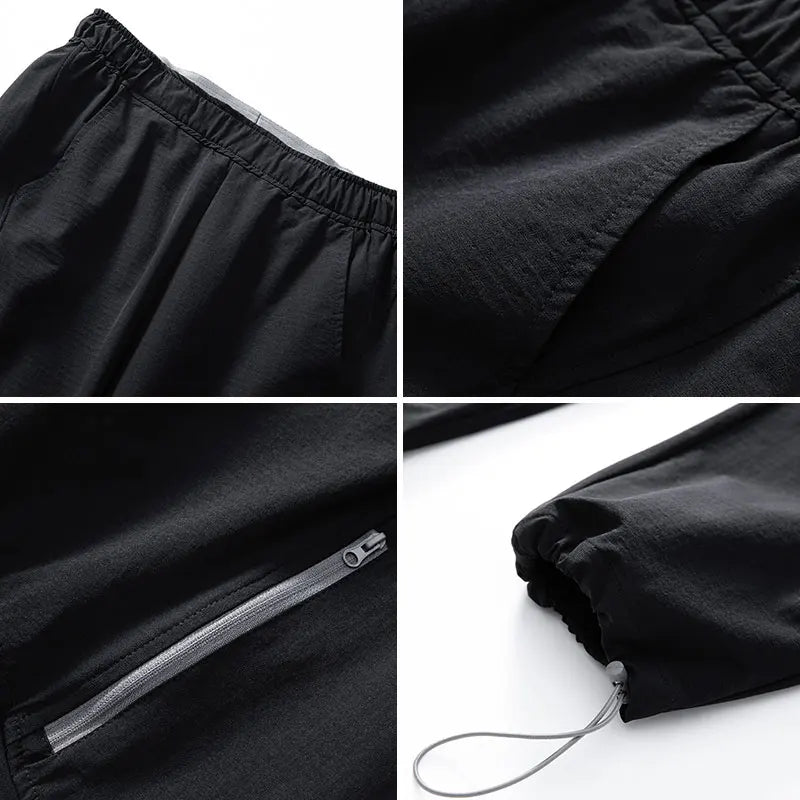 Spring Men Hiking Pants Outdoor Quick Drying Anti UV Resistant Pants Fishing Camping Trousers Elastic Comfortable Sports Pants