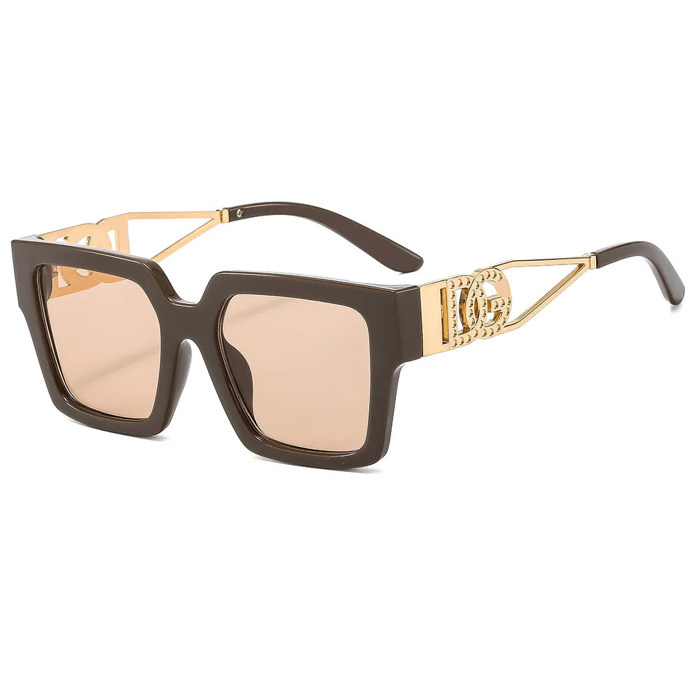Men's D Sunglasses Women Men Luxury Brand High Quality Square Sun Glasses Ladies Unisex UV400 Vintage Glasses Eyewear 2025