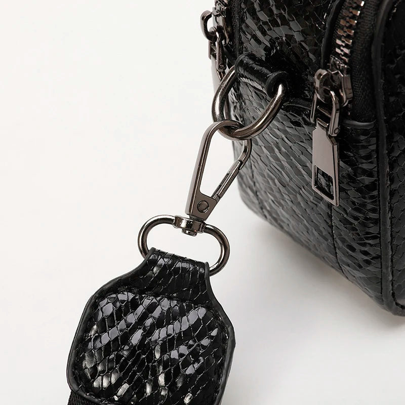 Women's Crossbody Bag Fashionable and Functional, Genuine Leather, Famous Designer Elegant Detail