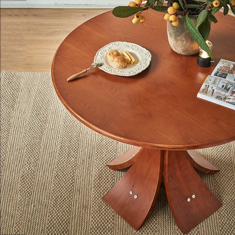 Round Modern Dining Table Living Room Unique Restaurant Kitchen Dining Table Coffee Italian Tavolo Da Pranzo Home Furniture