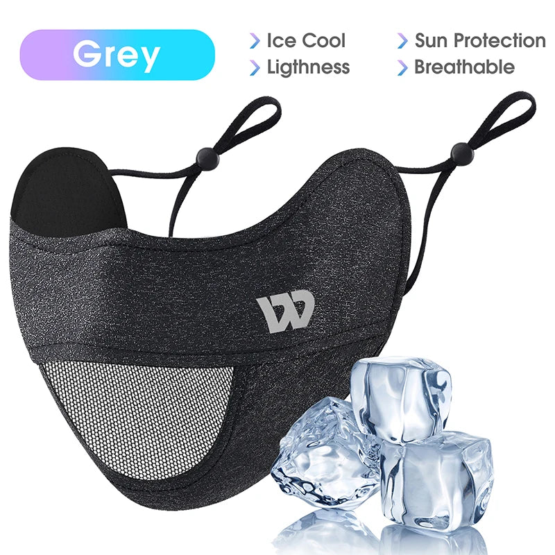 WEST BIKING Summer Ice Silk UV Protection Mask Breathable Outdoor Sport Cycling Hiking Women Men Adjustable Unisex Face-Kini