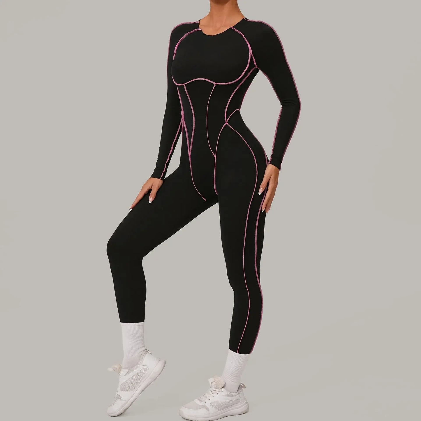 Seamless Yoga Jumpsuit Sports Fitness Peach Hip Tights Backless High-intensity One-piece Workout Clothing Gym Bodysuit for Women