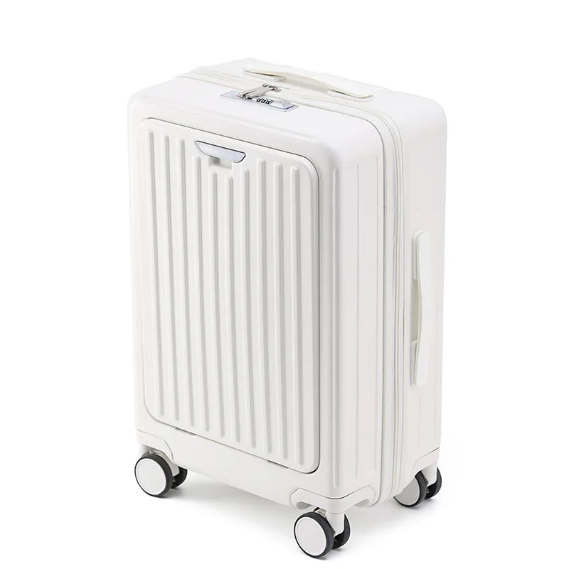 KLQDZMS 20"22"24"26 Inch Luggage New Universal Multifunctional Business Trolley Case Boarding Box with Wheels Rolling Suitcase