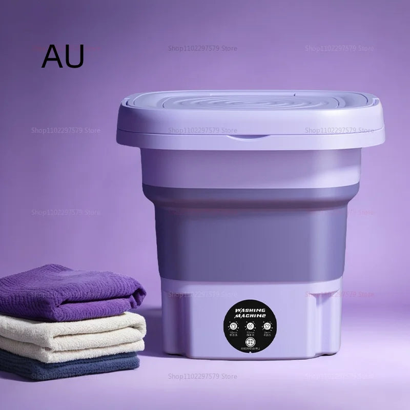 Folding Washing Machine 8L, For Clothing, Socks, Underwear Cleaning Washing Machine Portable Small Travel Washing Machine