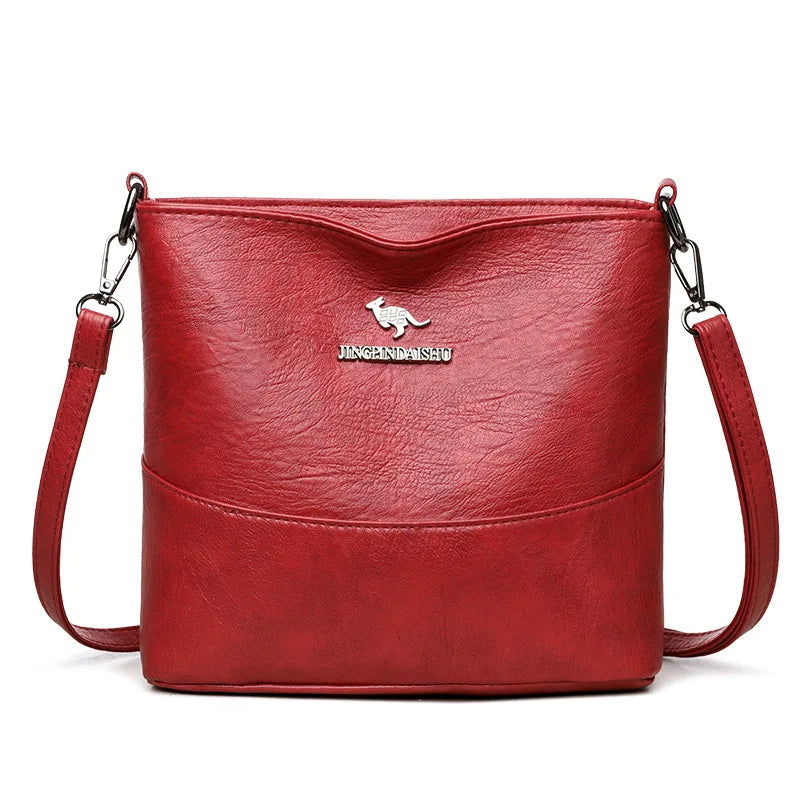 Women's Bucket Bag Fashionable Broadband Shoulder Bag 2025 Autumn New Item High-end Sense Niche Versatile Crossbody Bag