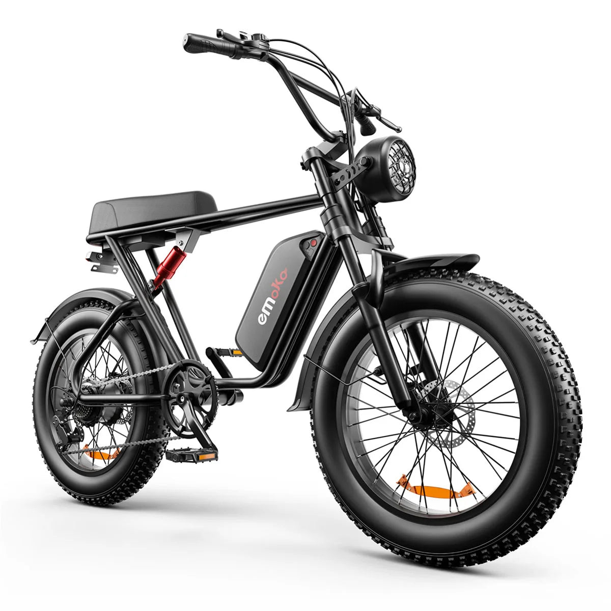 Emoko C91 1000W*2 Electric Bike for Adults with Brushless Motor, 48V Lithium Battery, 20x4.0 Inch