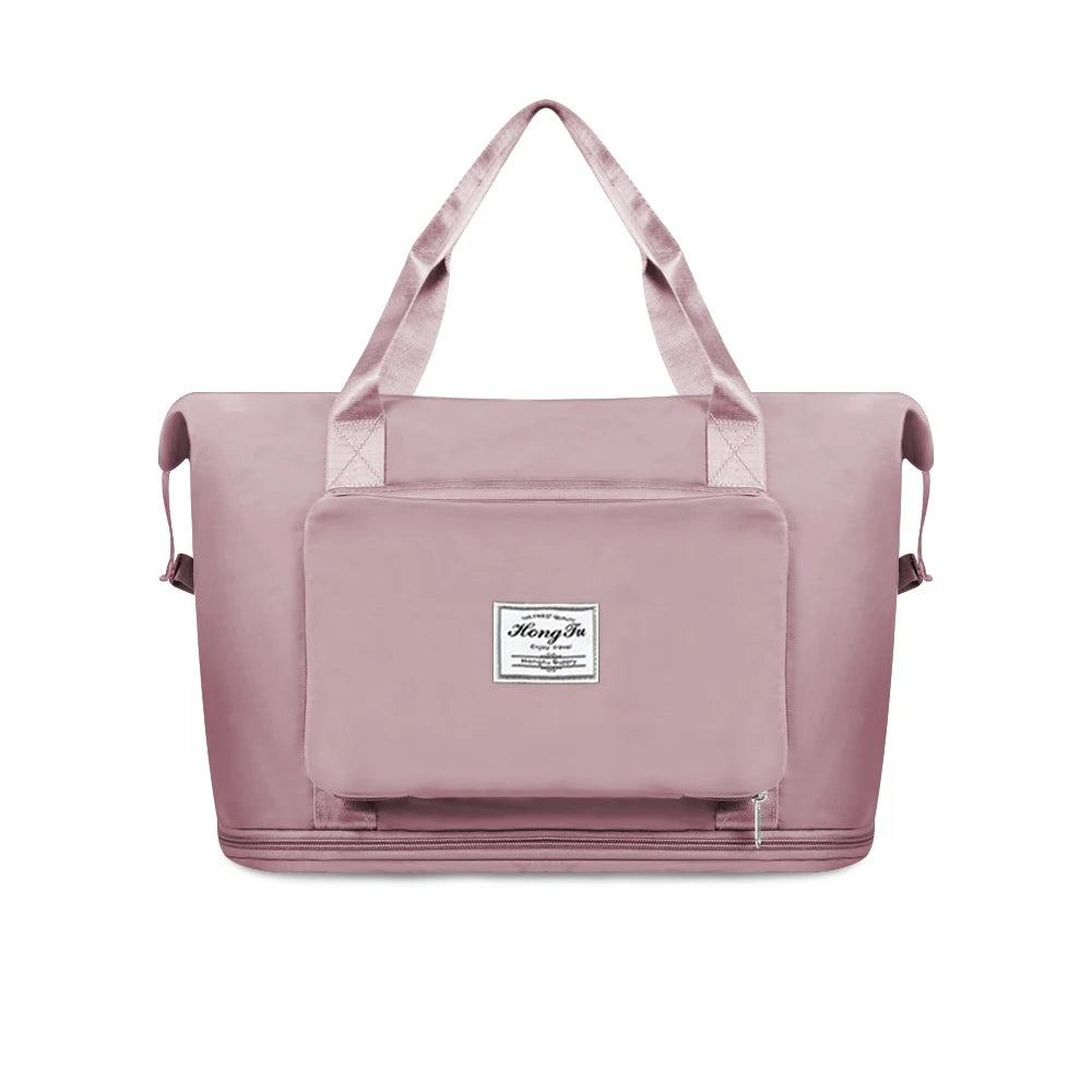 Travel Bag Women Duffle Shoulder Handbag Large Capacity Multifunctional Waterproof Tote For Girls Female Sports Storage Foldable