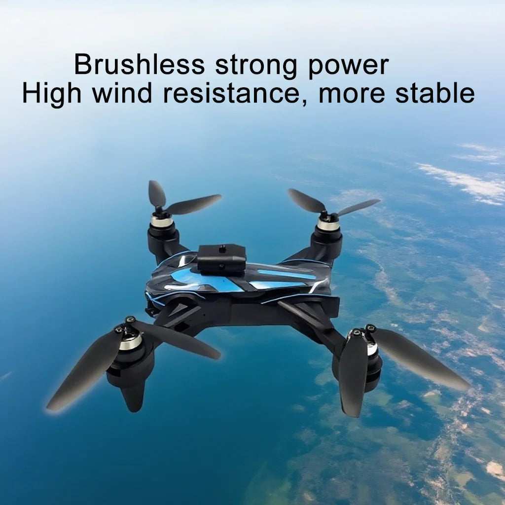 K12Max 8K HD Camera Drone with Screen Control Brushless UAV Optical Flow Positioning Aerial Quadrotor Toys Gifts for Kids Adults