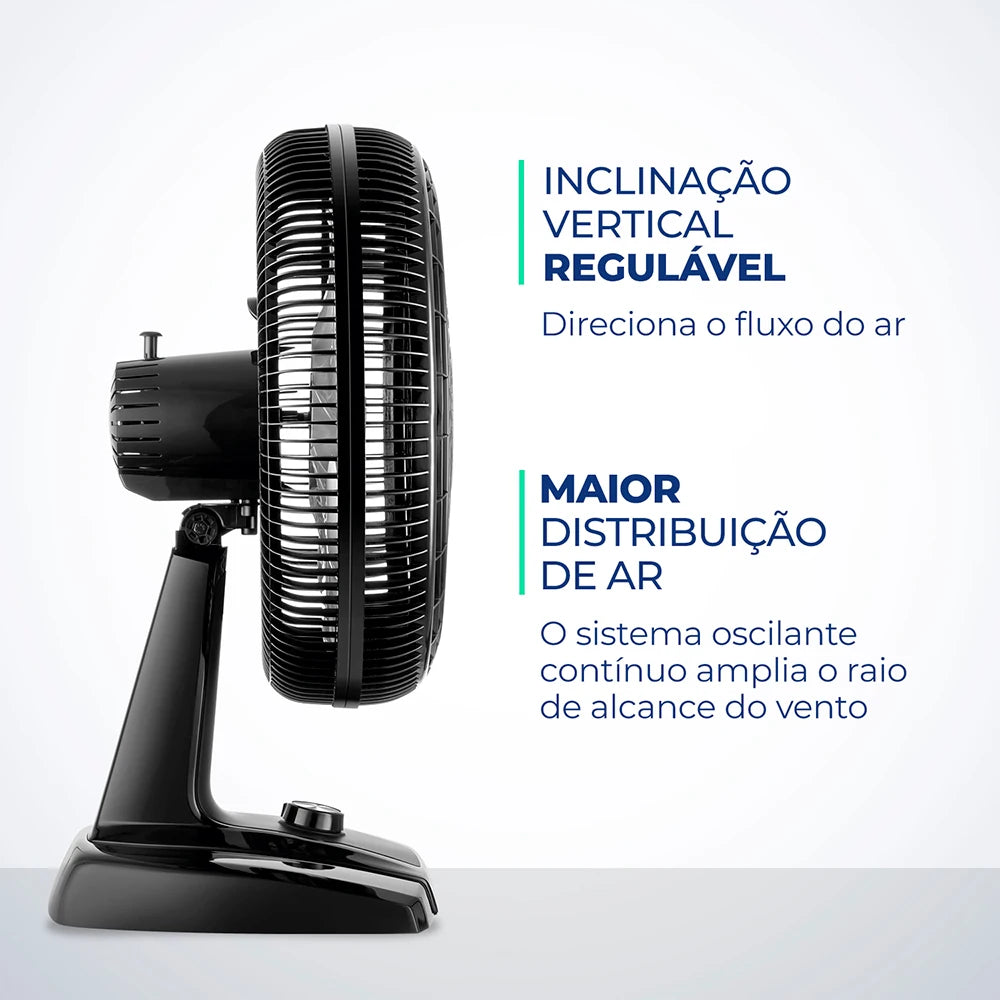 Table Fan Mondial 40cmTurbo 6-blade VT-40-NB 127V