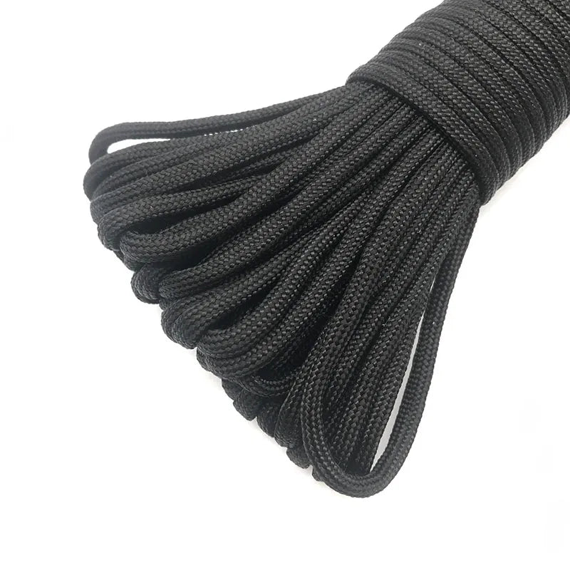 4 Size Dia.4mm 7 Stand Cores Paracord 550 For Survival Parachute Cord Lanyard Climbing Camping Rope Hiking Clothesline Bracelet