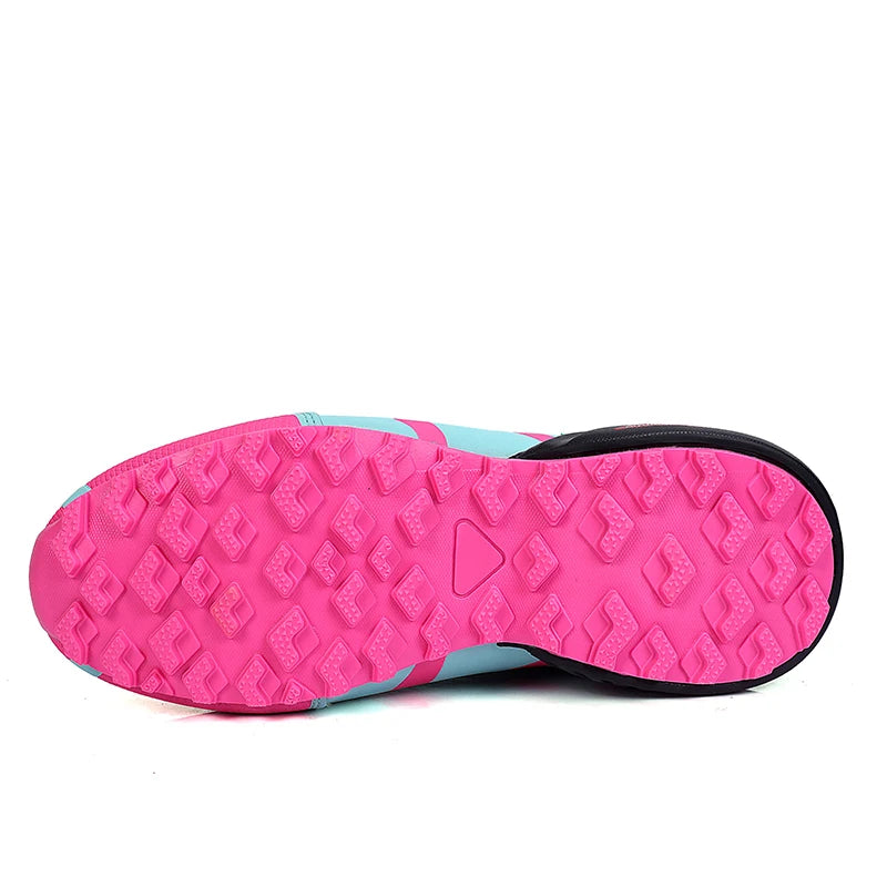 Hiking Shoes For Women Waterproof Trekking Sneakers Outdoor Trainers Lace-up Climbing Shoes Walking Hunting Tactical Sneakers