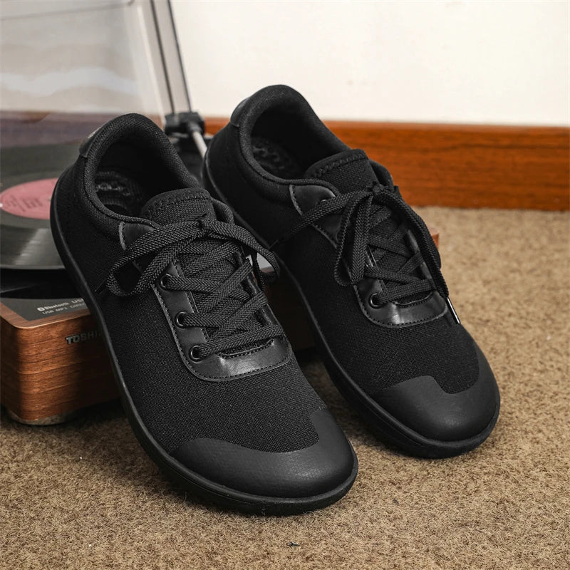 New Minimalist Shoes for Men Wide Toe Barefoot Zero Drop Shoes Casual Breathable Mesh Lightweight Walking Sneakers Man