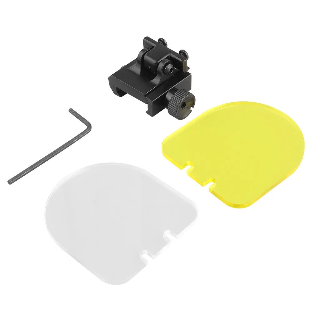 Tactically Foldable 20mm Goggles Protector Rifle Sight Scope Protector Lens Paintball Hunting Airgun Eye Protection Accessory