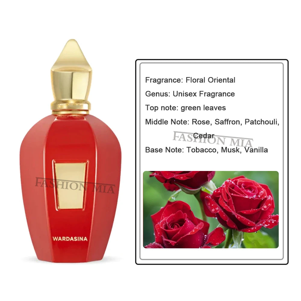 100ml Perfume Designer Glass Bottle ALEXANDRIA Unisex Men Women Perfume Body Spray Long Lasting Woody Floral Scent Fragrances