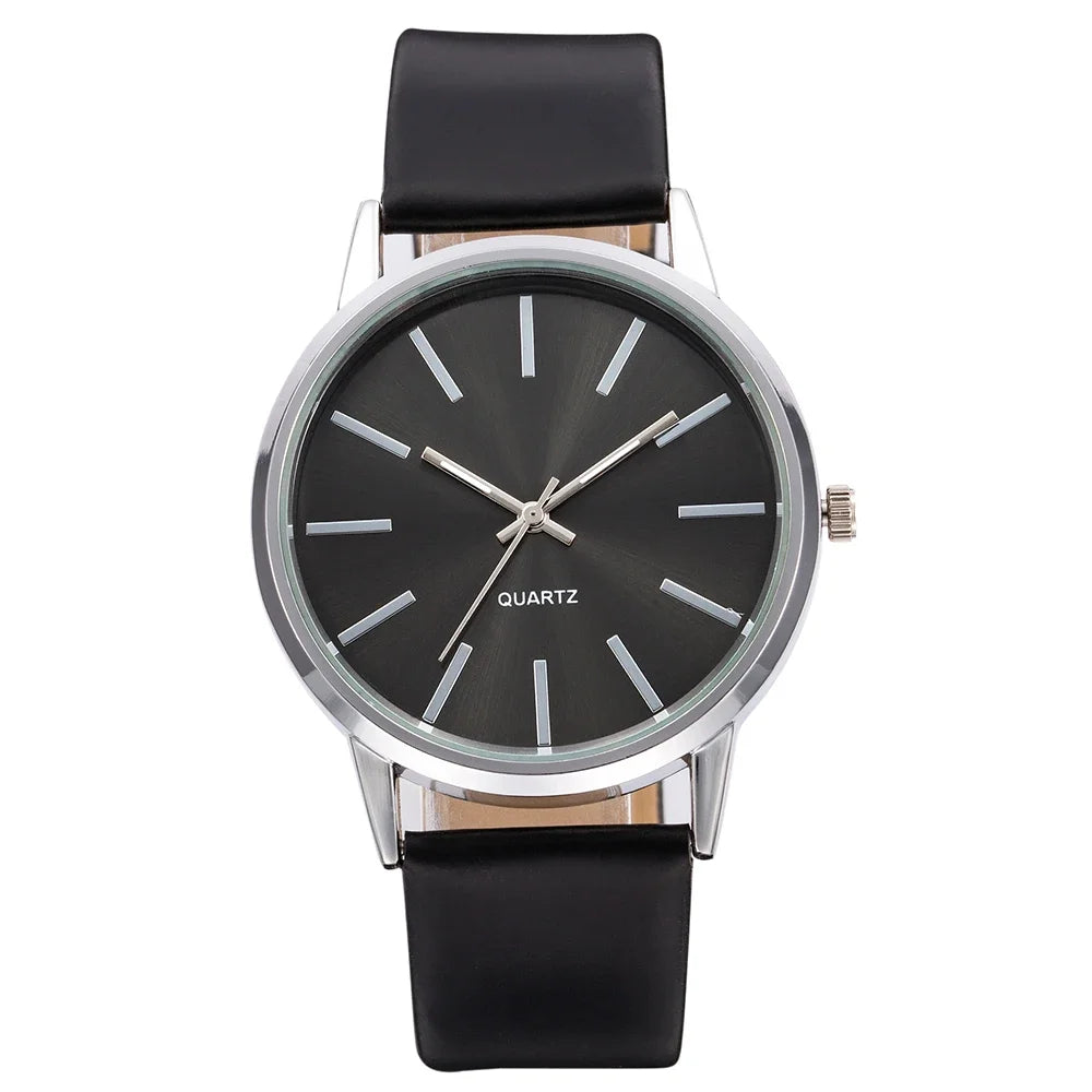 Women's Wristwatches Fashion Simple Analog Ladies Quartz Watch Casual Leather Strap Woman Watch Female Clock montres femmes