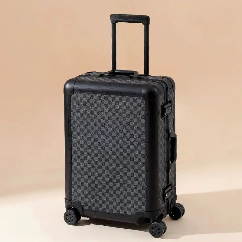 LIXIA Suitcase Travel Set 20"24"26-inch Large-capacity Trolley Case Full Aluminum Magnesium Alloy Boarding Box Luggage