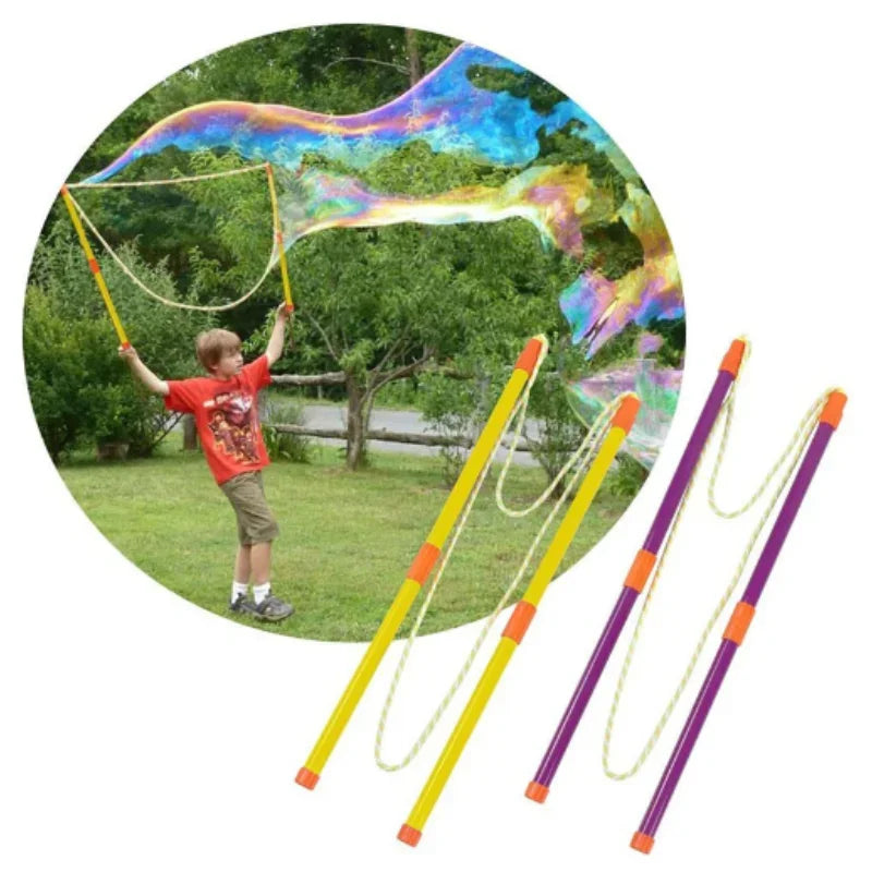 1pc Giant Bubble Interest Foldable Outdoor activities Children's Toys Performance equipment Bubble Stick Soap Bubble Toys