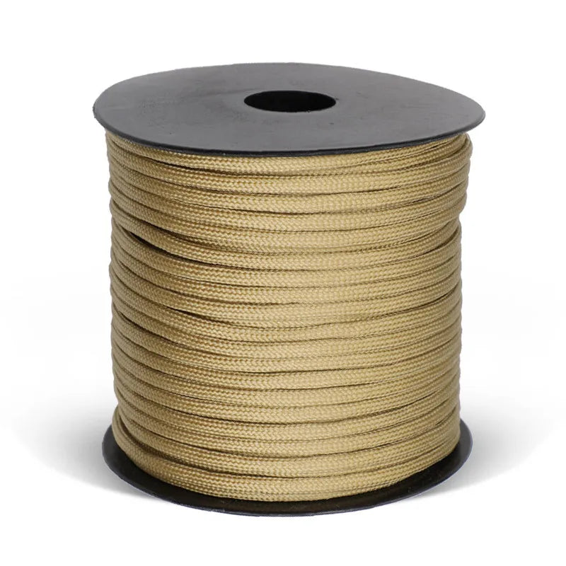Military Paracord for Outdoor Survival, 9 Strand, 4mm, 650 Paracord, 50m, 100m, Tactical Parachute Cord, Camping, Weaving Rope