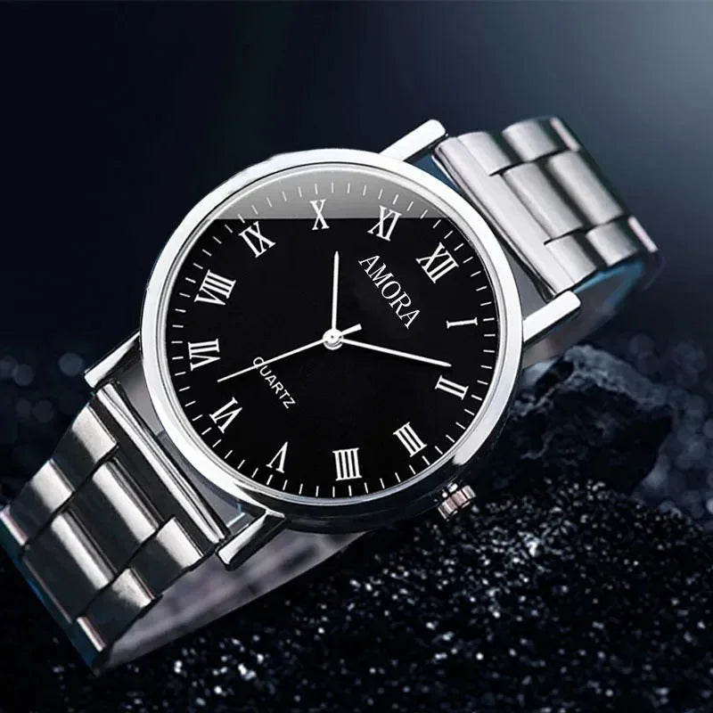 Man Watches Business Wristwatches Luxury Leather Strap Analog Quartz Watches for Men Clock Casual Men Women Watch Reloj Hombre