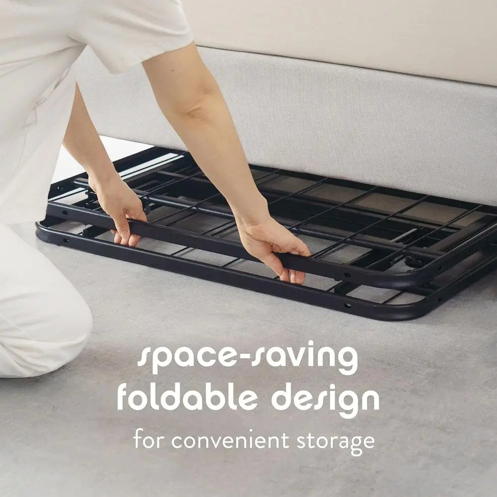 Queen Size 14 Metal Box Spring Bed Frame with Innovative Design