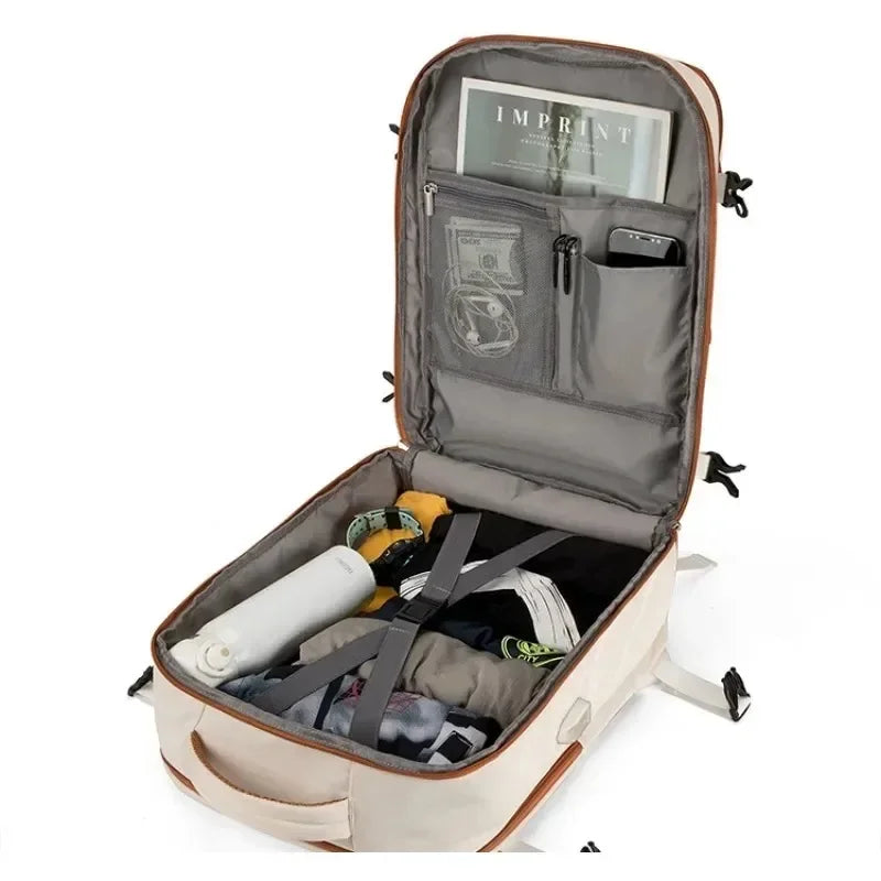 Short Distance Backpack Business Computer Bag Suitcase Carry on Luggage Duffel Bags Men Weekend Travel Bag Woman
