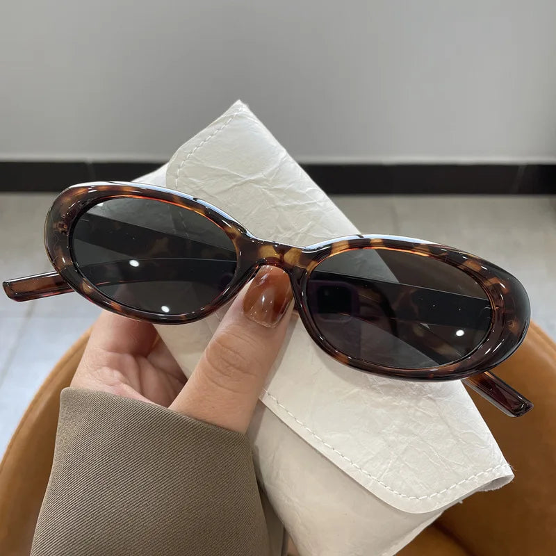 Women's Sunglasses 2025 NEW Sunglasses Unique Oval Sun Glasses Men Goggle Shades Mirror Colorful Y2K Popular Fashion Eyewear